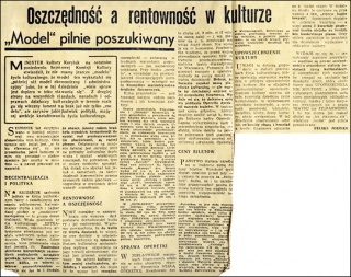 Artykuł w „Kurierze Szczecińskim” (22 lutego 1958)