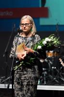 Zwyciężczyni z roku 2016, Anna Janko, podczas gali finałowej w filharmonii