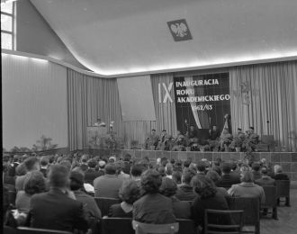 Inauguracja roku akademickiego 1962/63, Fot. Witold Chromiński