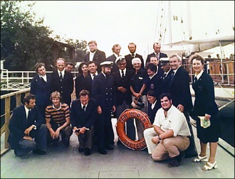 Załoga „Zewu Morza” w Savannah (1976)