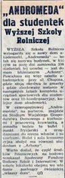 Kurier Szczeciński z 7 kwietnia 1972 tekst: Jolanta Frydrykiewicz