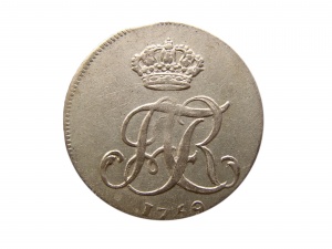 4 grosze, Adolf Fryderyk, 1759, mennica Stralsund (Strzałów), srebro, ø 25 mm