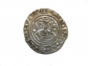 Denar Bogusława I, ok. 1170-1176, mennica Usedom? (Uznam), srebro, ø 17,2 mm