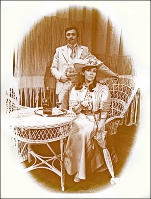 Andrzej Hrydzewicz (John Buchnan jr.) i Marta Lipińska (Alma Winemiller)