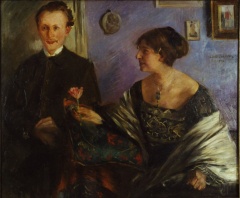 Portret pisarza Georga Hirschfelda i jego żony Elli