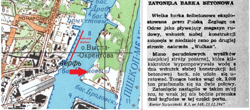 Plik:Kadłub D-62 1947 wrak.jpg
