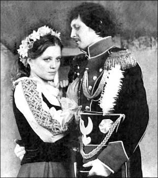 Anna Lenartowicz (Zosia) i Andrzej Oryl (Tadeusz) w Panu Tadeuszu (1978)