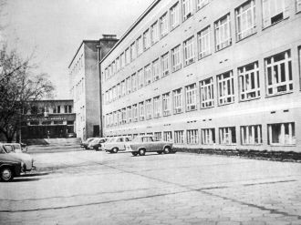 Budynek Wydziału Rolniczego przy ul. J. Słowackiego 17 Fot. Witold Chromiński (1960)