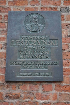 Tablica upamiętniająca Stanisława Leszczyńskiego