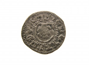 Kwartnik, XV w., mennica Pyrzyce, srebro, ø 14,5 mm