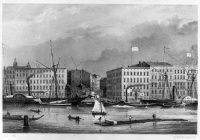 Nabrzeże Statków Parowych”, J. Gottheil/W. Loeillot, 1857, Arch. Fot. MNS