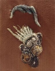 Fragment haftowanej egrety, Pomorze (?), przed 1605